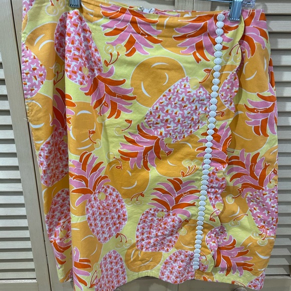 Vintage Pineapple print 🍍🍍Lilly Pulitzer skirt. Size 12 - Picture 2 of 16